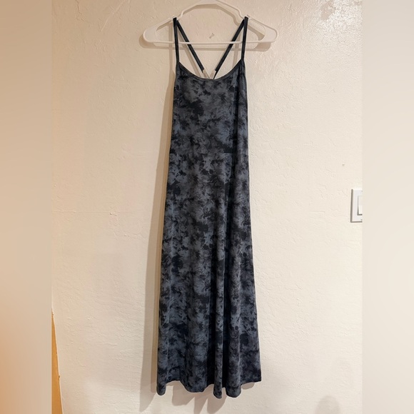 Pact Black and Gray Tie-Dye Maxi Dress size L - Picture 2 of 11